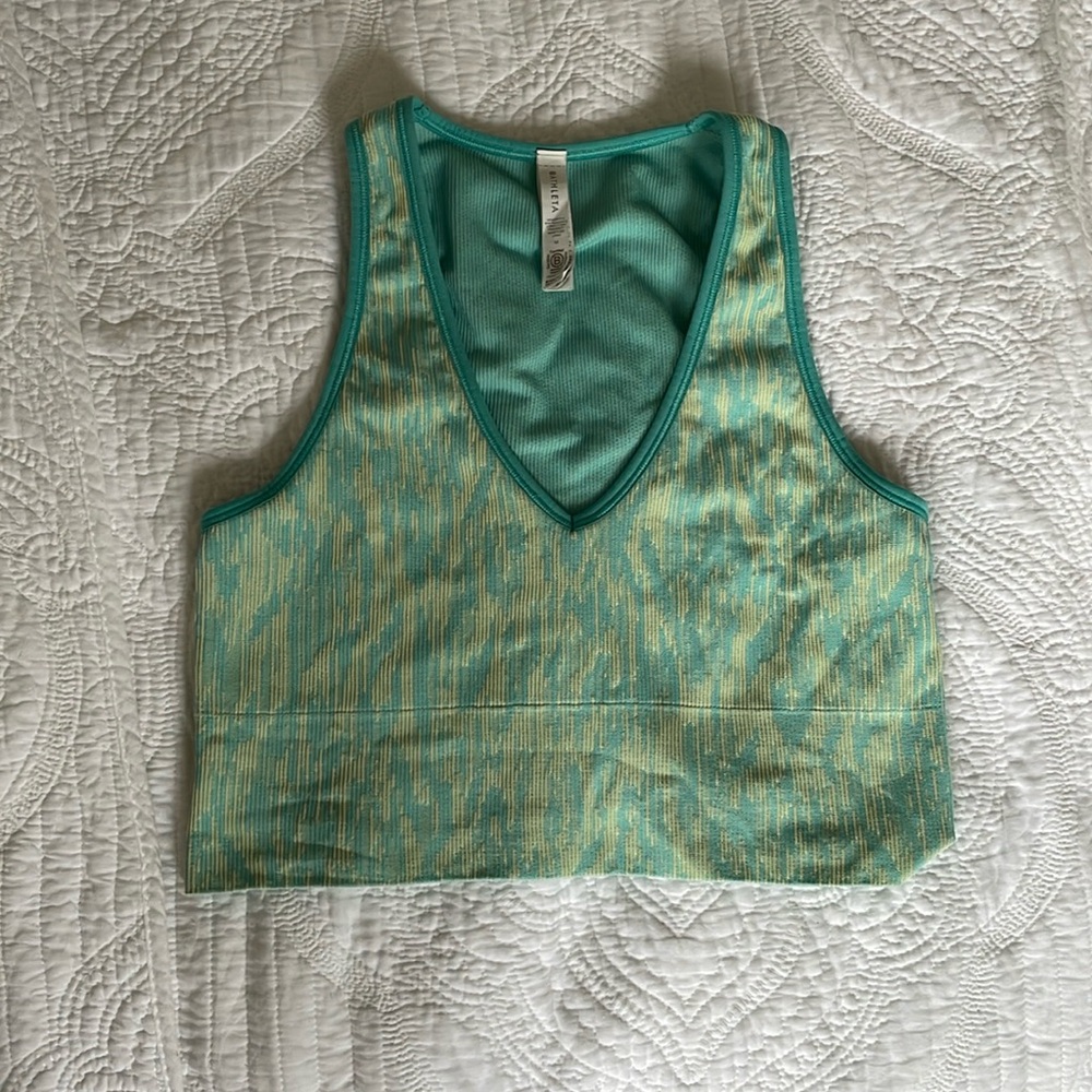 Athleta AURORA SEAMLESS CROP RIB TANK
